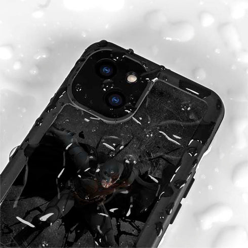 DC Comics The Dark Knight in Action iPhone 15 Plus Waterproof Case